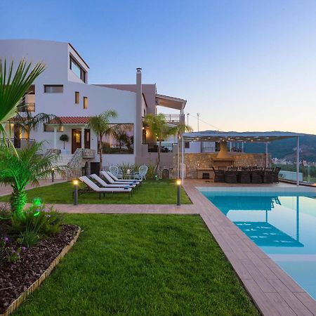 Villa Anemeli - Luxury Pool Villa With Gorgeous Seaview Киссамос Экстерьер фото