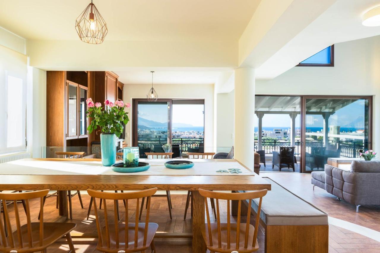 Villa Anemeli - Luxury Pool Villa With Gorgeous Seaview Киссамос Экстерьер фото
