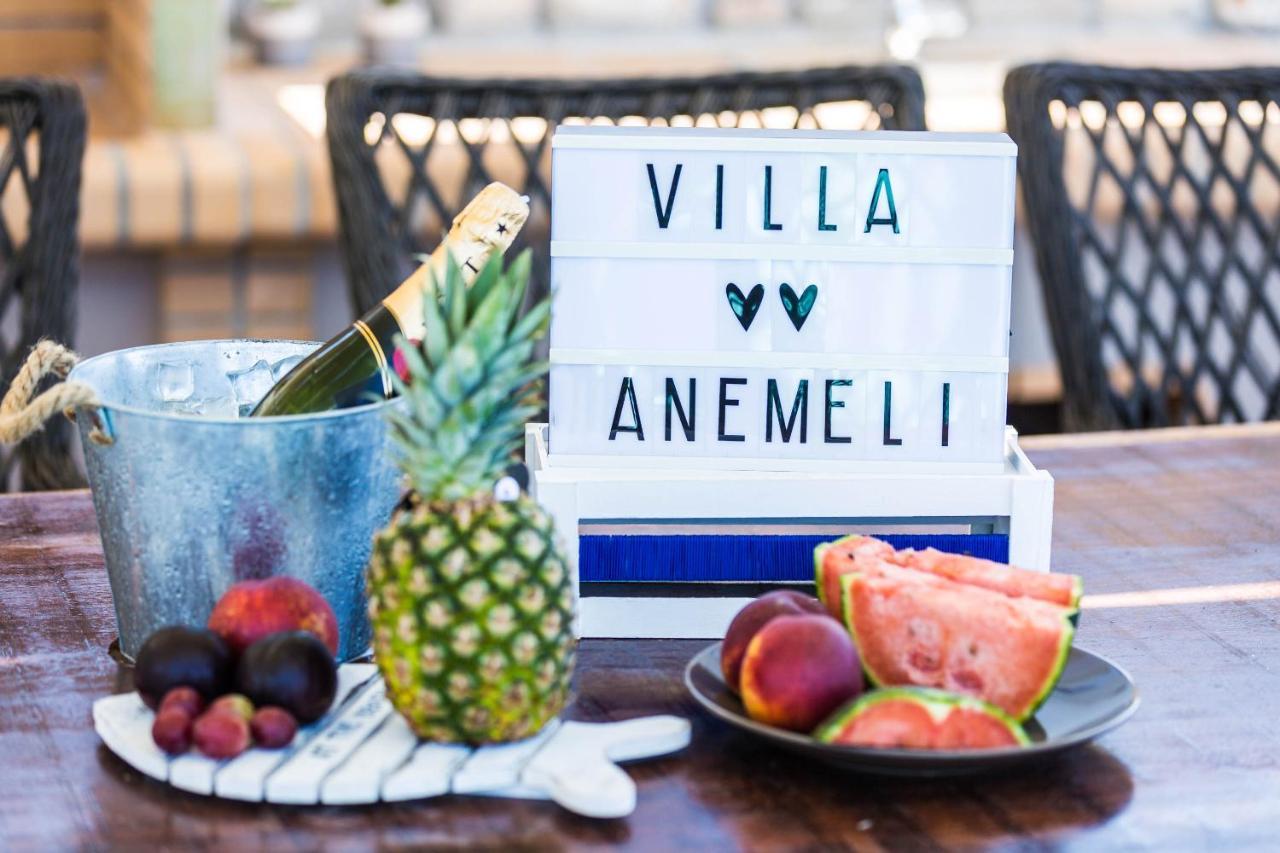 Villa Anemeli - Luxury Pool Villa With Gorgeous Seaview Киссамос Экстерьер фото