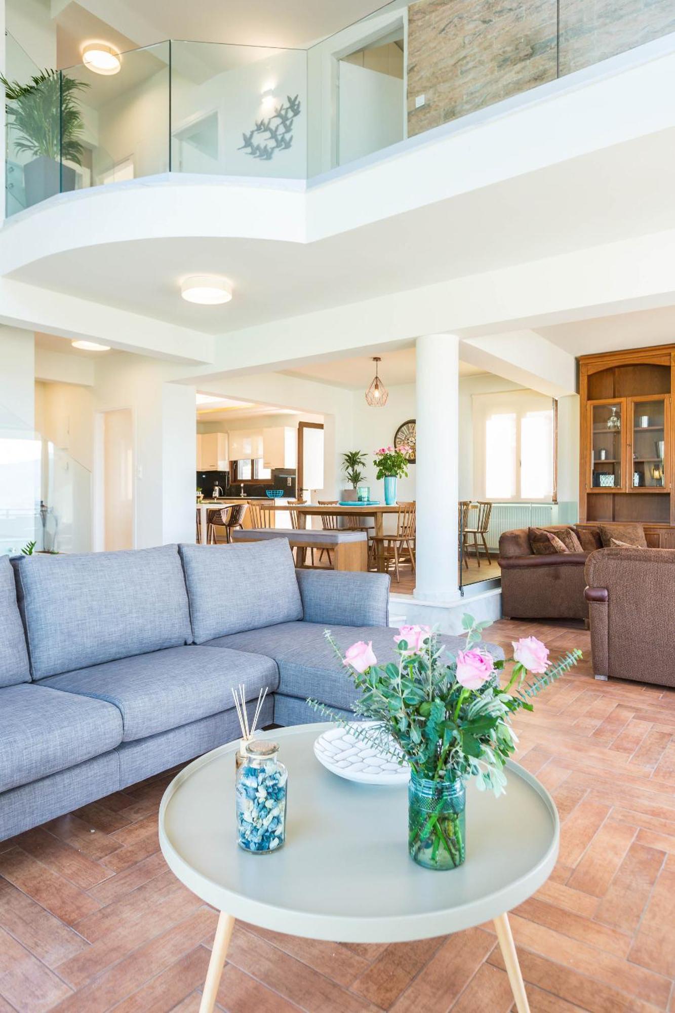Villa Anemeli - Luxury Pool Villa With Gorgeous Seaview Киссамос Экстерьер фото
