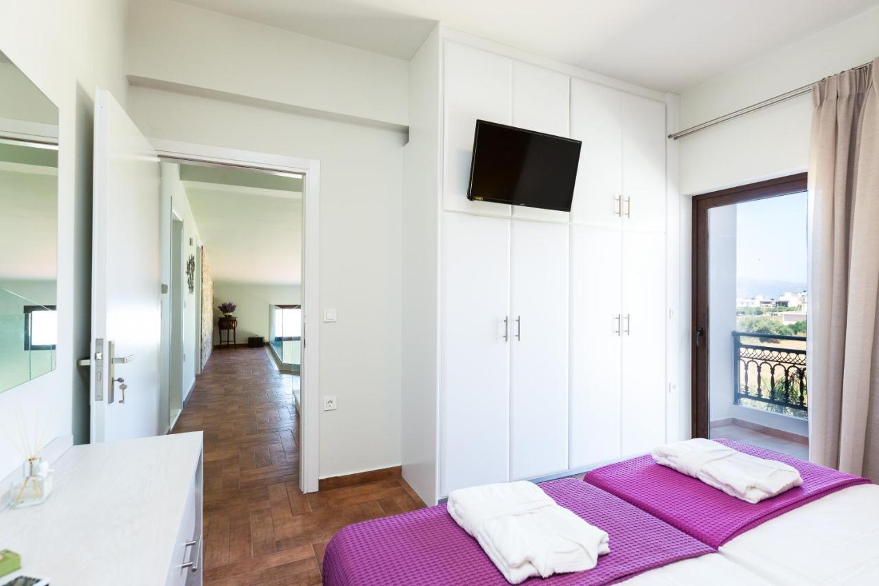 Villa Anemeli - Luxury Pool Villa With Gorgeous Seaview Киссамос Экстерьер фото